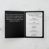 MODERN-Gedenkprogramm für das Foto der Erinnerung Programm (Innenseite)