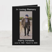 MODERN-Gedenkprogramm für das Foto der Erinnerung Programm (Vorderseite)