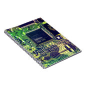 Modern gedruckte Leiterplatten - Design Name Geeky Notizblock (Rechte Seite)