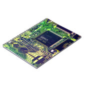 Modern gedruckte Leiterplatten - Design Name Geeky Notizblock (Linke Seite)