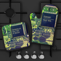 Modern gedruckte Leiterplatten - Design Name Geeky