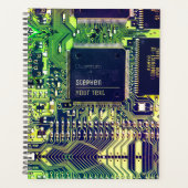Modern gedruckte Leiterplatten - Design Name Geeky Planer (Vorderseite)