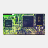 Modern gedruckte Leiterplatten - Design Name Geeky Schreibtischunterlage (Vorderseite)