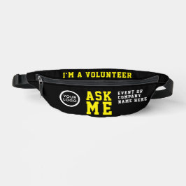 Modern Gefragt Me Yellow Black Volunteer Event Log Bauchtasche