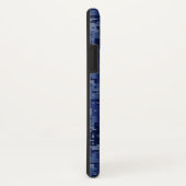 Modern Gemini Zodiac Sign Navy Blue Digital Camo Case-Mate iPhone Hülle (Hinten/Rechts)