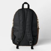Modern gemustert bedruckter rucksack (Rückseite)