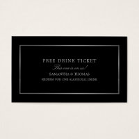 Modern & gemütlich, schwarz & silber, Gratis Drink