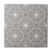 Modern Geometric Abstract Pat#24 Warm Gray ID1192 Fliese (Vorderseite)