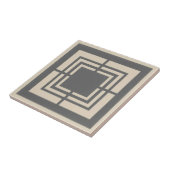 Modern Geometric Abstract Pat#2 Gray ID1192 Fliese (Seite)