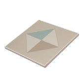 Modern Geometric Abstract Pat#4 Teal ID1192 Fliese (Seite)