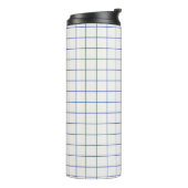 Modern geometric abstract pattern design with simp thermosbecher (Nach links gedreht)