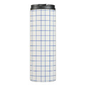 Modern geometric abstract pattern design with simp thermosbecher (Rückseite)