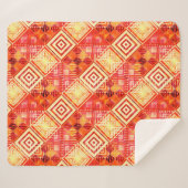 Modern Geometric Abstract Pattern Sherpadecke (Vorderseite (Horizontal))