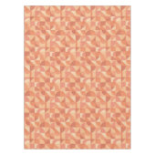 Modern Geometric Abstract Peach & Terracotta  Tischdecke (Vorderseite)