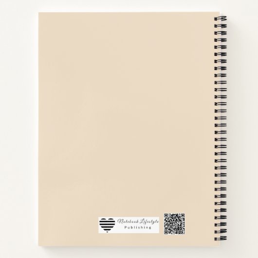 Modern Geometric Arch | Minimalist Wedding Notizblock (Rückseite)