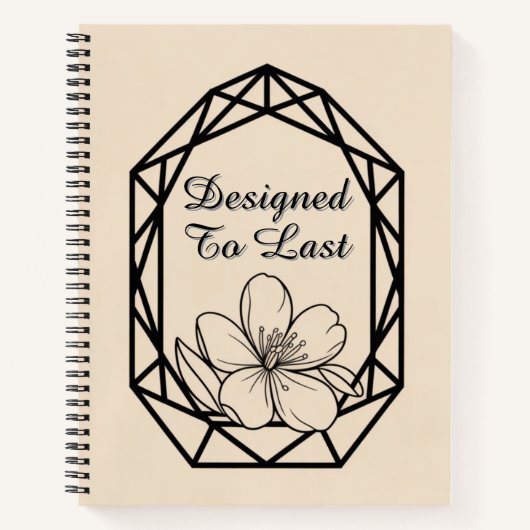 Modern Geometric Arch | Minimalist Wedding Notizblock (Vorderseite)