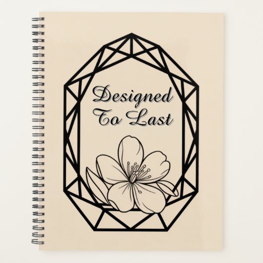 Modern Geometric Arch | Minimalist Wedding Planer (Vorderseite)