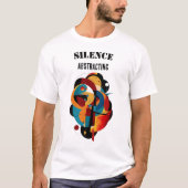 Modern Geometric Art, Minimal Abstract for Thinker T-Shirt (Vorderseite)