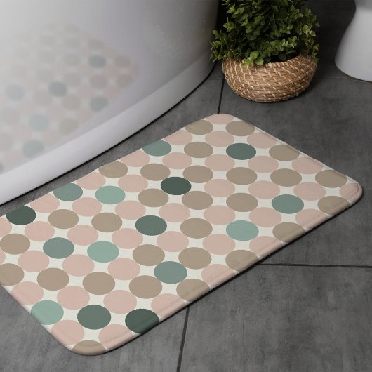 Modern Geometric Bath Mat for Everyday Bathrooms Badematte