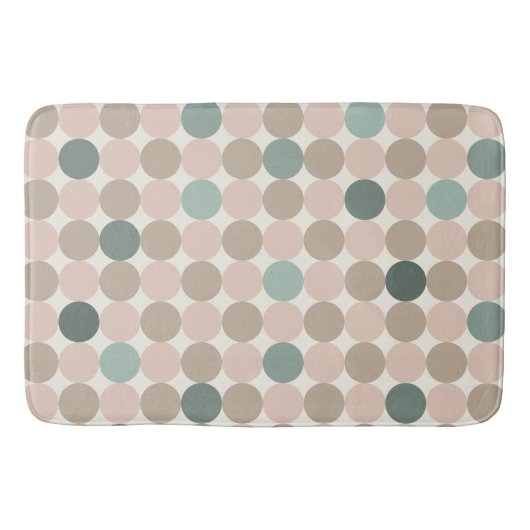 Modern Geometric Bath Mat for Everyday Bathrooms Badematte (Vorderseite)