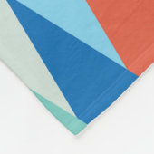Modern Geometric Chiffon Scarf Fleecedecke (Ecke)
