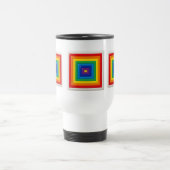  Modern Geometric Color Pop Reisebecher (Mittel)