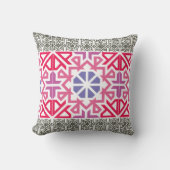 Modern Geometric colorful Boho Pattern Kissen (Vorderseite)