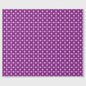 Modern Geometric, Diamonds - Amethyst lila Geschenkpapier (Flach)