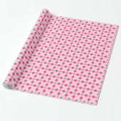 Modern Geometric, Diamonds - Erdbeerrosa Geschenkpapier (Ungerollt)
