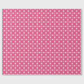 Modern Geometric, Diamonds - Erdbeerrosa Geschenkpapier (Flach)