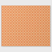Modern Geometric, Diamonds - Mandarin orange Geschenkpapier (Flach)