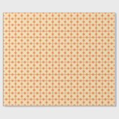Modern Geometric, Diamonds - Mandarin orange Geschenkpapier (Flach)
