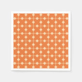 Modern Geometric, Diamonds - Mandarin orange Serviette (Vorderseite)