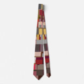 Modern Geometric Fabric Design Krawatte (Vorderseite)
