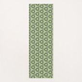 Modern Geometric Green Yoga Mat Yogamatte (Vorderseite)