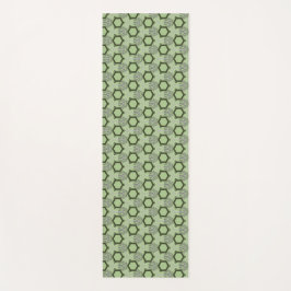 Modern Geometric Green Yoga Mat Yogamatte