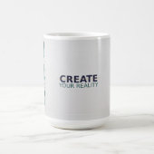 Modern Geometric Hexagon Pattern Mug Verwandlungstasse (Zentrum)