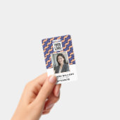 Modern Geometric Interlocking Pattern  Ausweis (Handheld)