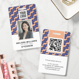 Modern Geometric Interlocking Pattern  Ausweis