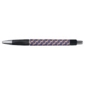 Modern Geometric Interlocking Pattern Custom Pen Kugelschreiber (Vorderseite)