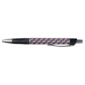 Modern Geometric Interlocking Pattern Custom Pen Kugelschreiber (Unterseite)