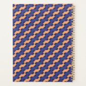 Modern Geometric Interlocking Pattern Daily  Planer (Rückseite)