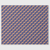 Modern Geometric Interlocking Pattern  Geschenkpapier (Flach)