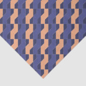 Modern Geometric Interlocking Pattern  Seidenpapier (Ausschnitt)