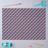 Modern Geometric Interlocking Pattern  Seidenpapier (Basteln)