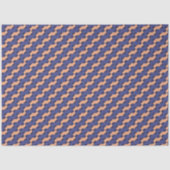 Modern Geometric Interlocking Pattern  Seidenpapier (Vorderseite)