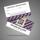 Modern Geometric Interlocking Pattern  Terminkarte