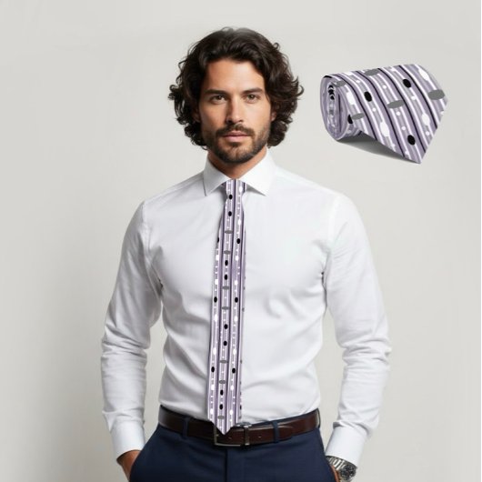 Modern geometric krawatte