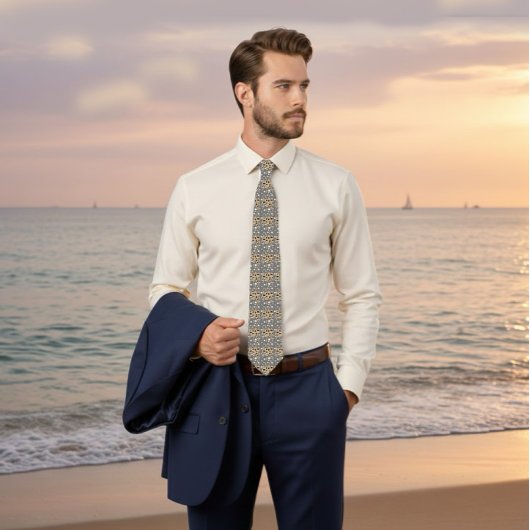 Modern geometric krawatte