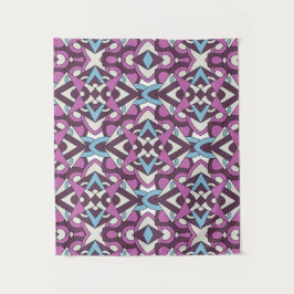 Modern Geometric Mosaic – Abstract Color Pattern Wandteppich